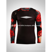 Hochwertiger, kundenspezifischer, sublimierter Neopren-Rashguard